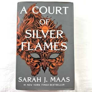 A Court Of Silver Flames by Sarah J. Maas Book Hardcover Fiction Romance